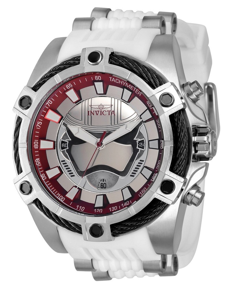 Invicta Star Wars Captain Phasma Men's 52mm Limited Ed Chronograph Watch 37207