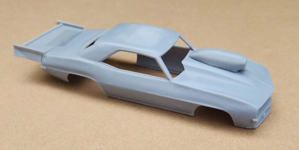 1/25 Scale 1969 Chevy Camaro Outlaw Super Gas Pro Body - ABS-Like Resin 3D Printed Model