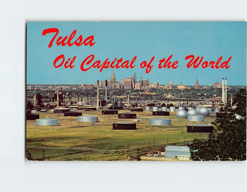 Postcard Tulsa Oil Capital of the World Tulsa Oklahoma USA