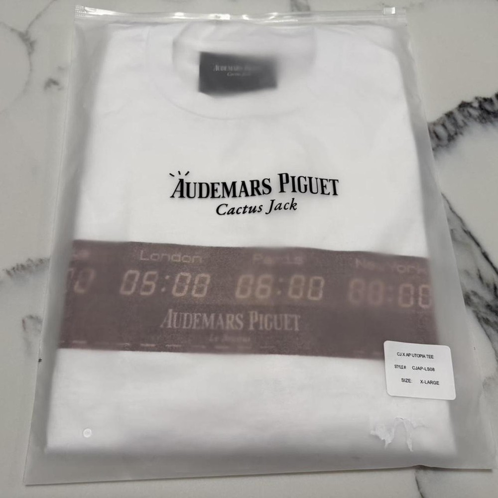 Travis Scott X Audemars Piguet Cactus Jack Utopia Longsleeve Tee Size Small