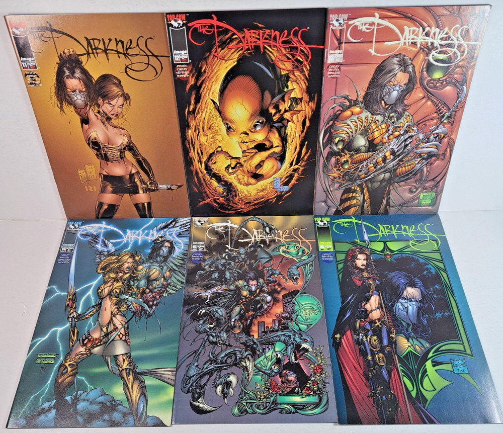 The Darkness #11-16, Marc Silvestri, Garth Ennis, Image Comics, 1998, Lot of 6