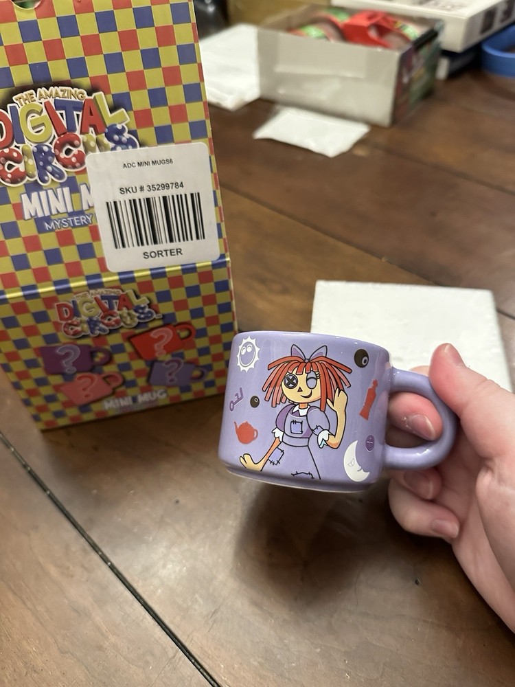 Collectibles: Ragatha Mini Mug - The Amazing Digital Circus - OPEN - New