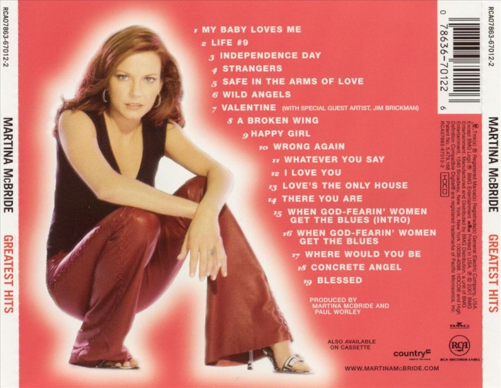 Martina Mcbride Greatest Hits New Cd