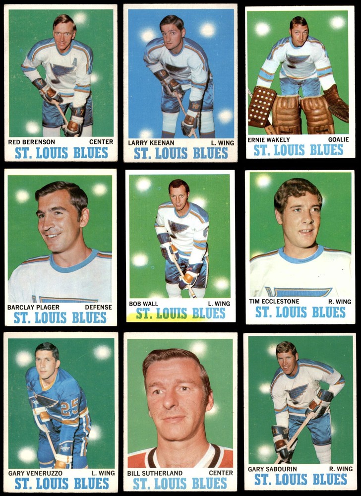 1970-71 Topps St. Louis Blues Team Set 4 - VG/EX 7155845