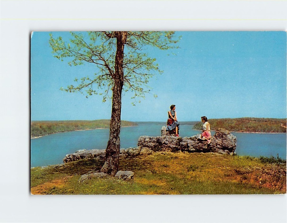Postcard Lover's Leap Lake of Ozarks Missouri USA