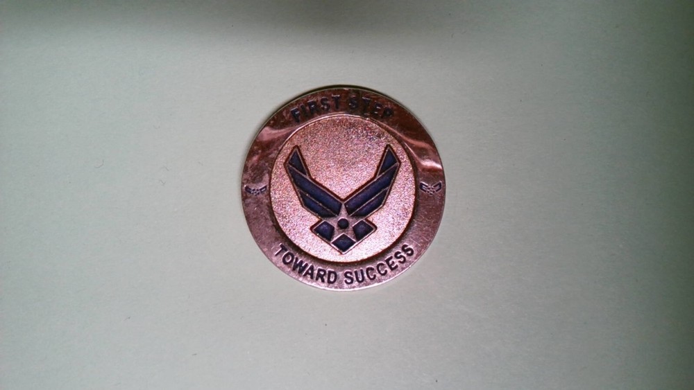 CHALLENGE COIN EDWARDS AIR FORCE BASE FIRST TERM AIRMAN CENTER
