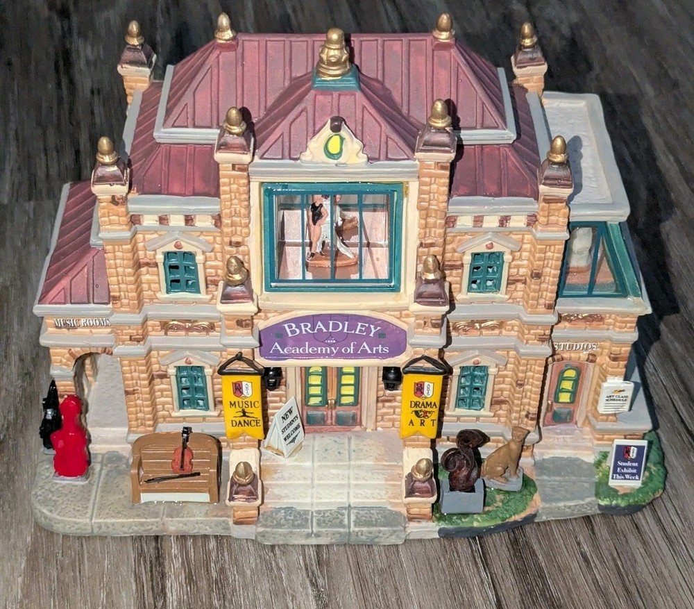 Lemax Bradley Academy Lighted Building No Light Signature Collection-image