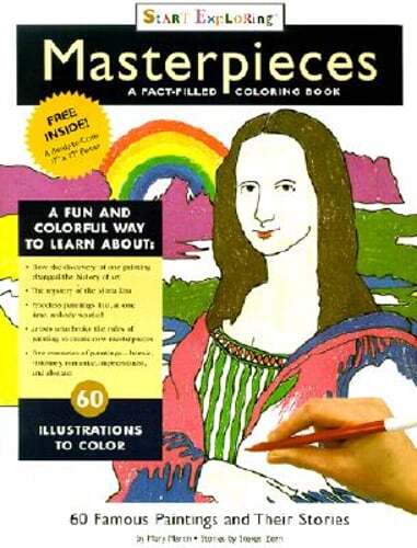Masterpieces: A Fact-Filled Coloring Book by Steven Zorn: Used