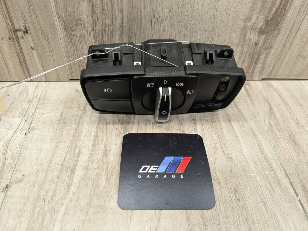 OEM BMW F15 F16 F85 F86 X5 X6 Headlight Switch Control Panel Light Module BLACK