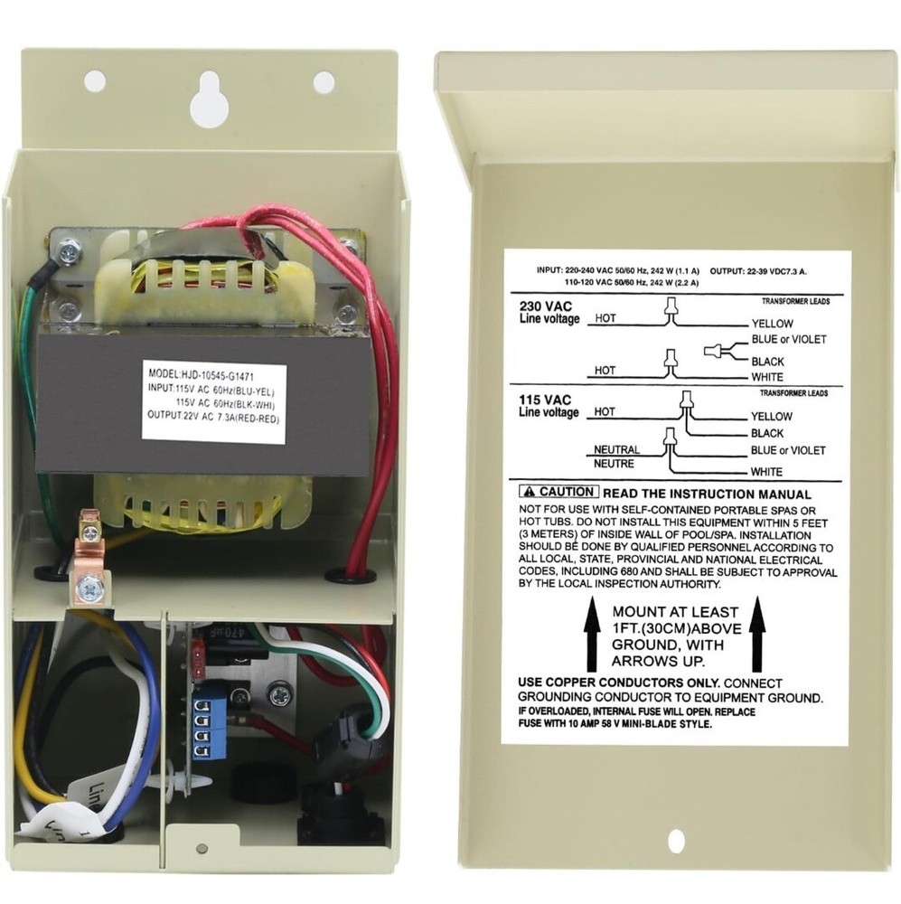Salt Chlorine Generator Power Center 520556 For Pentair IntelliChlor IC20-60 New