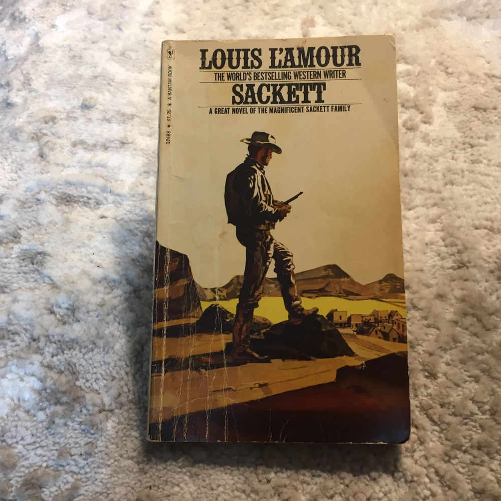 Sackett Louis L’Amour 1974 Bantam Westerns Family Legacy Frontier Saga Paperback
