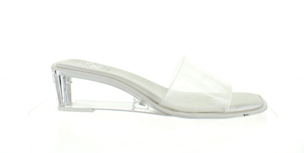 Vince Camuto Womens Beyinds Clear Heel Sandals Size 9 7820713
