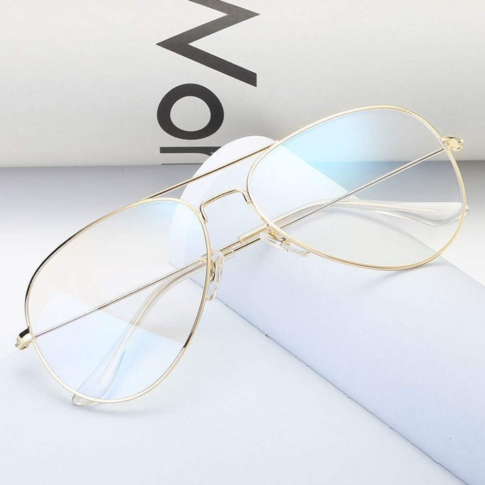 Blue Light Blocking Glasses, Radiation Protection, Flat Mirror PC Lenses for Scr