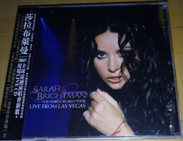 Sarah Brightman Harem World Tour Live Las Vegas CD 2004 TAIWAN CD  w/ OBI SEALED