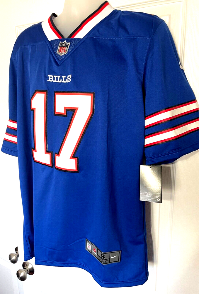 Allen Bills #17 Jersey NWT - Sizes S/M/L/XL - Official Patches - Fast Shipping
