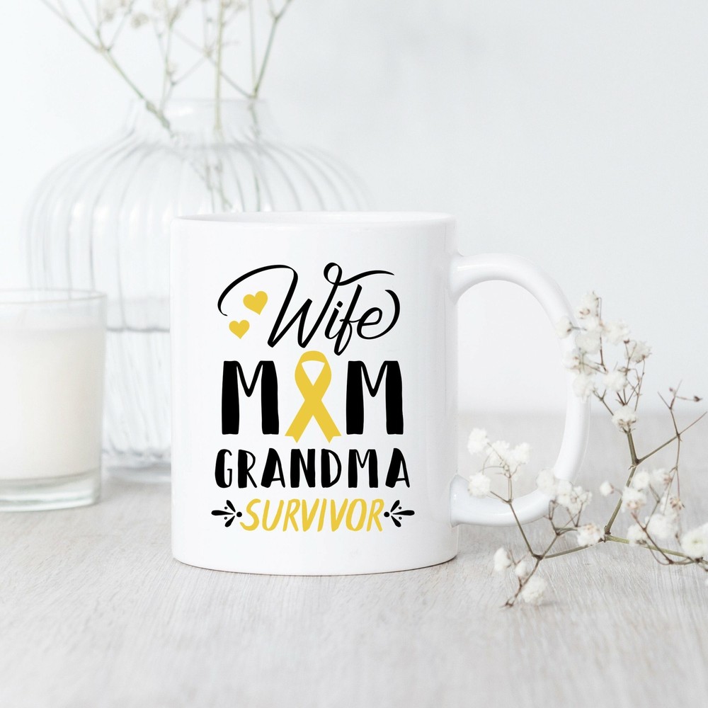 Sarcoma Cancer Wife Mom Grandma Survivor Mug Sarcoma Cancer Mug Sarcoma Cancer