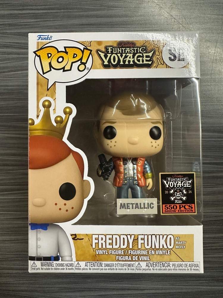 Funko POP! Funtastic Voyage: Freddy Funko as Marty McFly [Metallic] (550 PCS)(Sh