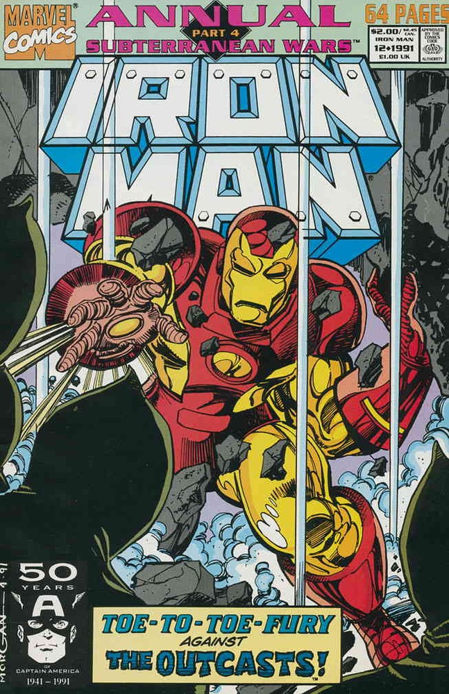 Iron Man (1st Series) Annual #12 FN; Marvel | Subterranean Wars 4 - we combine s