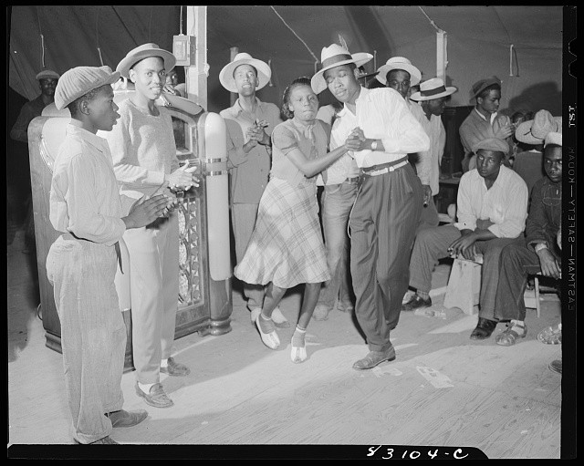 Bridgeton New Jersey 1942 Farm Security Administration Workers Camp Dance Tent