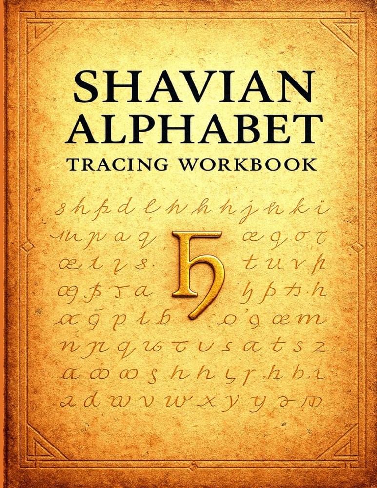 Shavian Alphabet Tracing Workbook: Learn to Read and Write the Shavian Script fo