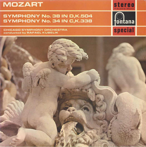 Mozart Symphony No 38 in D K 504 & No 34 F15851z