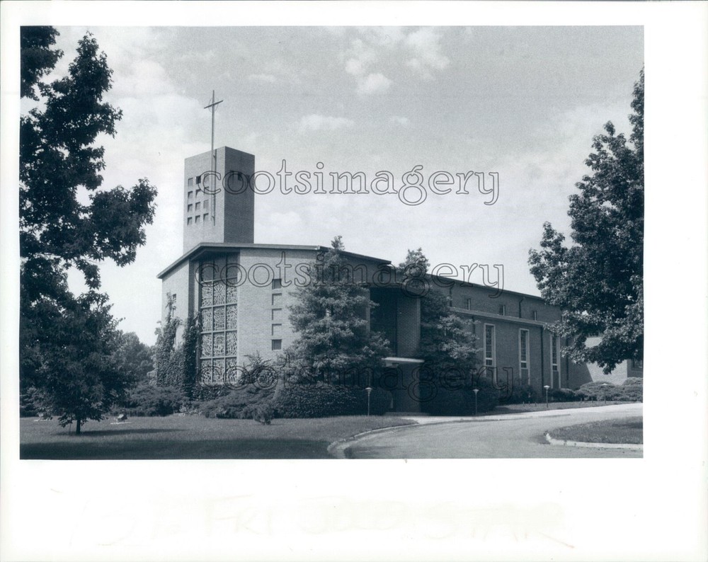 1989 Press Photo Trinity Lutheran Church Building Kansas City
