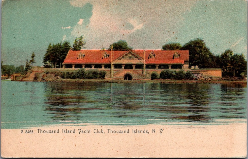 Thousand Island Yacht Club NY Postcard c1910 Rotograph Posted