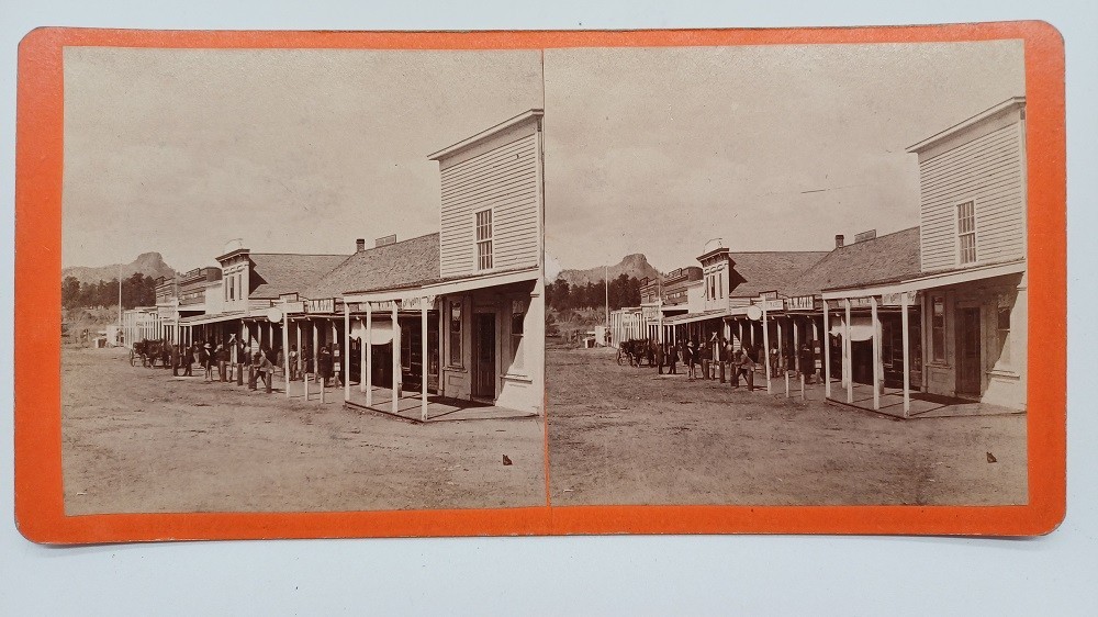 S489/ Stereoviews  Views of Arizona Prescott  Foto D. G. Mitchell c1870-75