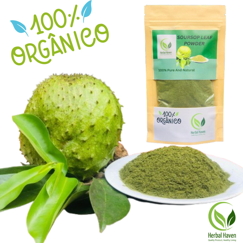 Sun Dried Soursop Leaf Powder Pure Organic Guanabana Graviola Annona Muricata