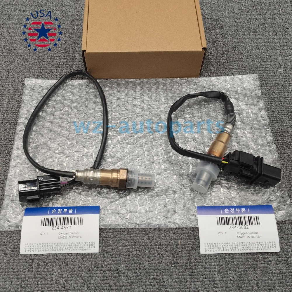 2pcs Up&Downstream O2 Oxygen Sensor For 2017 2018 2019 Kia Optima Soul 2.0L L4