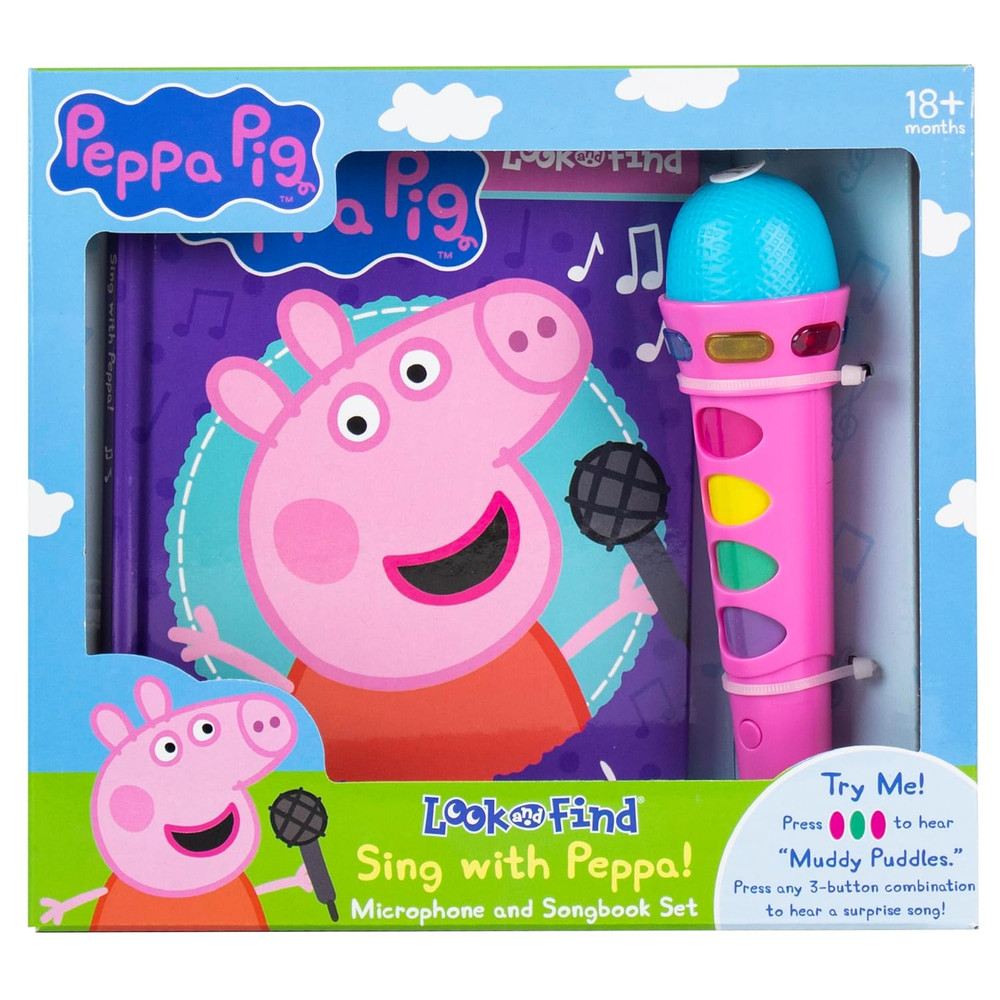 Peppa Pig - Sing with Peppa! Microphone and Look and Find Sound Activity Book Se