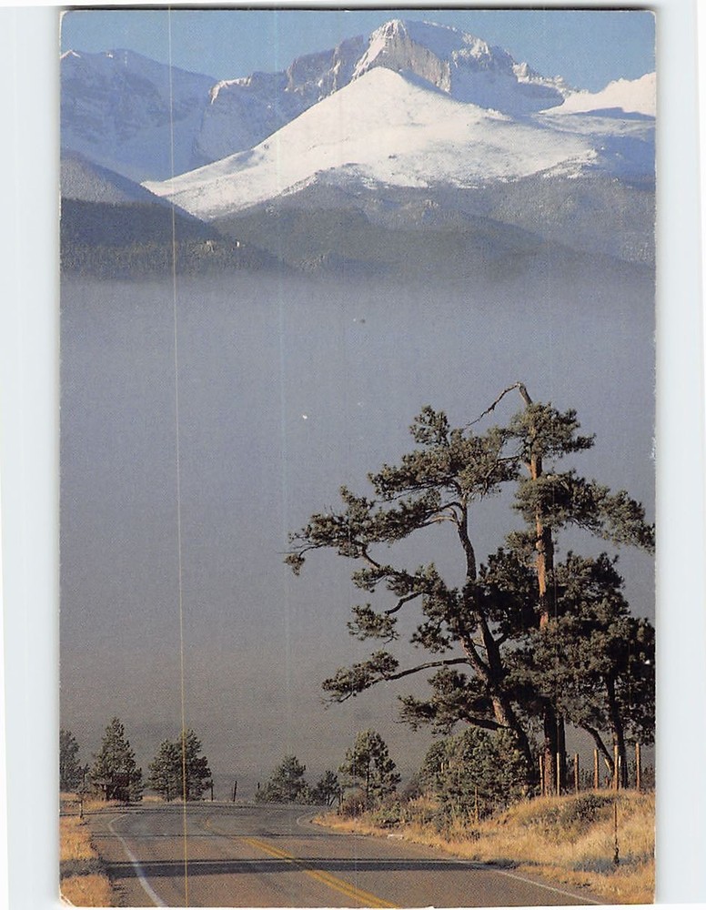 Postcard Long's Peak Along Devils Gulch Road Colorado USA