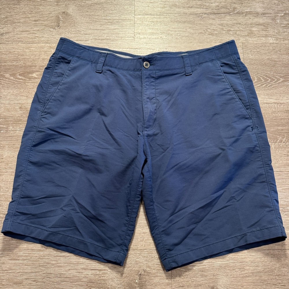 Under Armour Shorts Mens 40 Blue Performance Golf Loose Heatgear Outdoor 10
