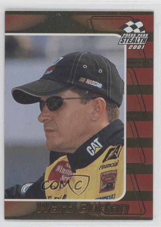 2001 Press Pass Stealth Gold Ward Burton #G27 0b6Fulfilled by COMC - World’s largest consignment service