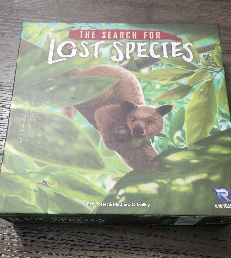 COMPLETE USED ONCE The Search for Lost Species Board Game