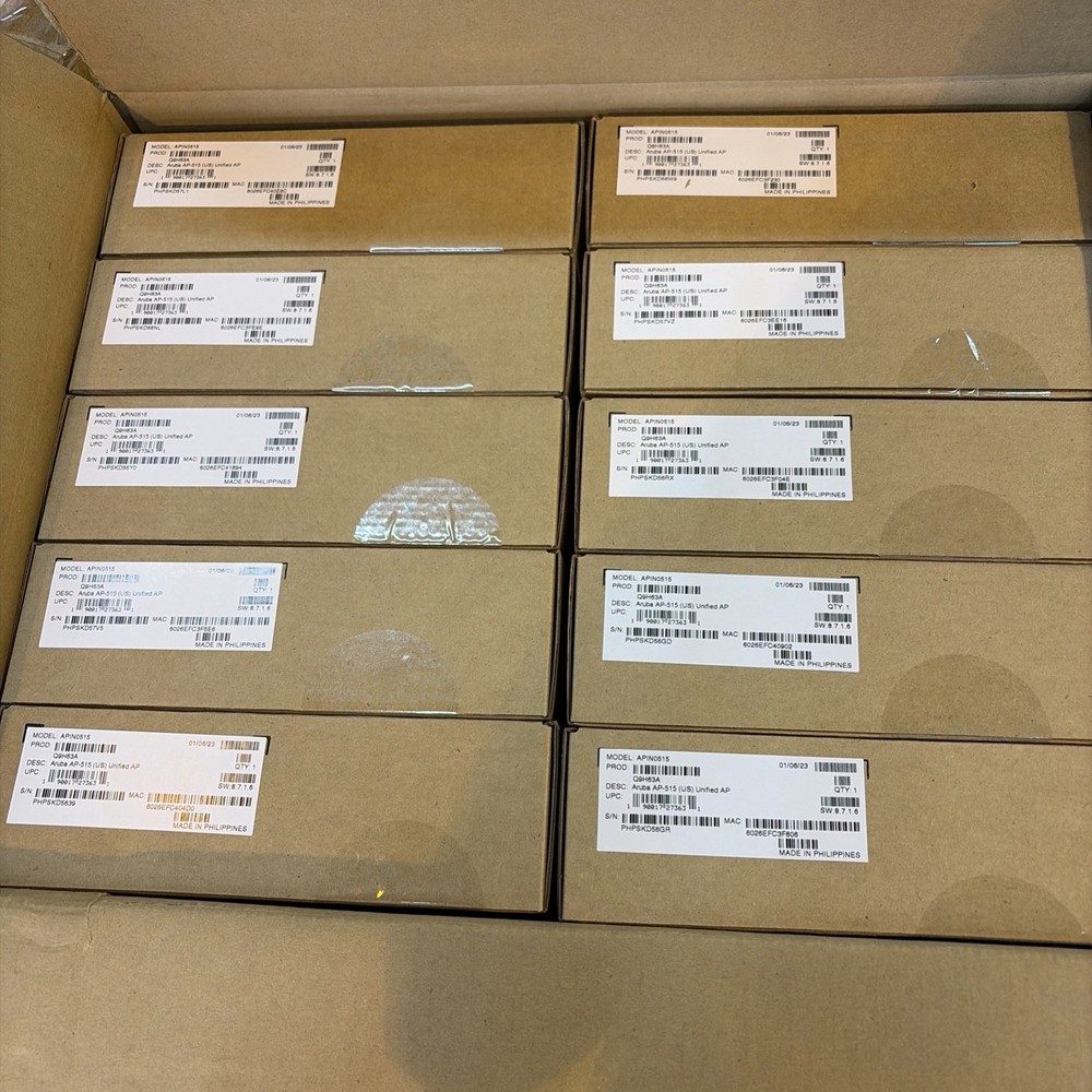 NEW HPE Aruba Q9H63A AP-515 APIN0515 802.11ax Indoor Access Point New In Box