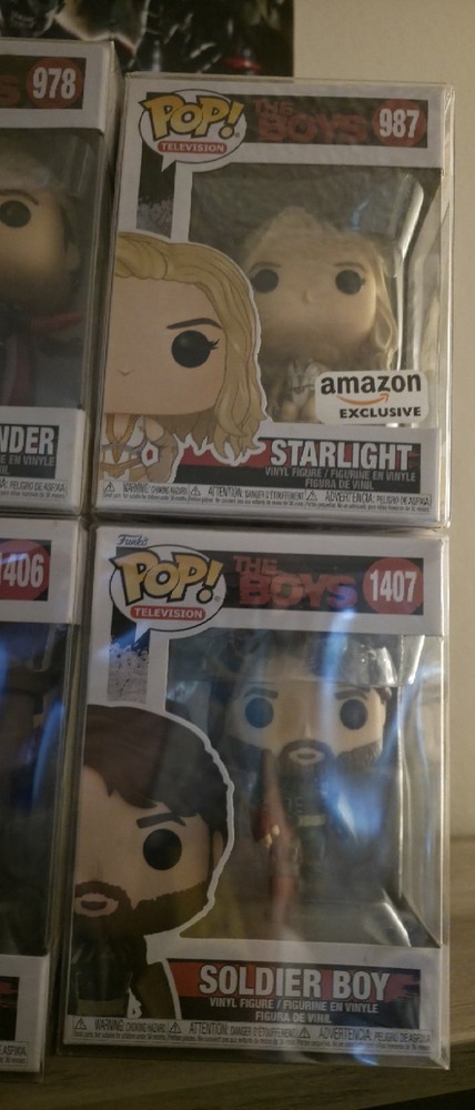 Funko Pops: The Boys 6 Pack Set Homelander Billy Butcher Starlight and More NIB