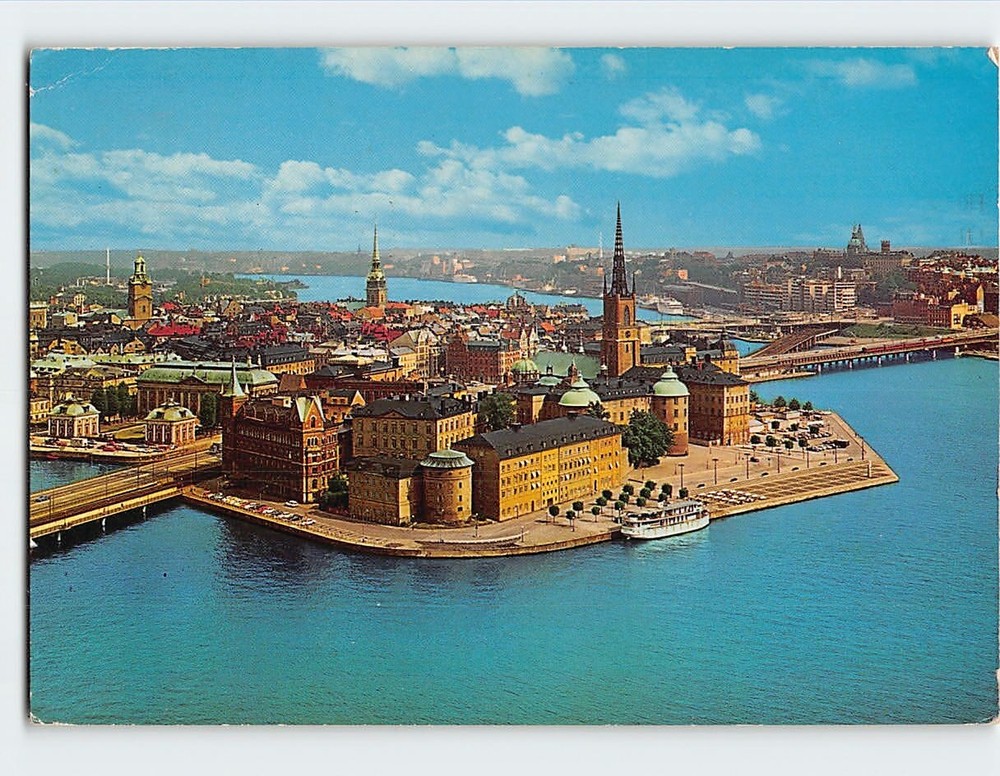 Postcard Riddarholmen Stockholm Sweden