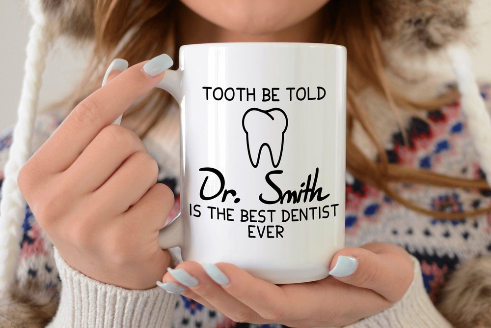Dentist Gift Personalized Dentist Mug Dentist Name Mugs Graduation Gift New