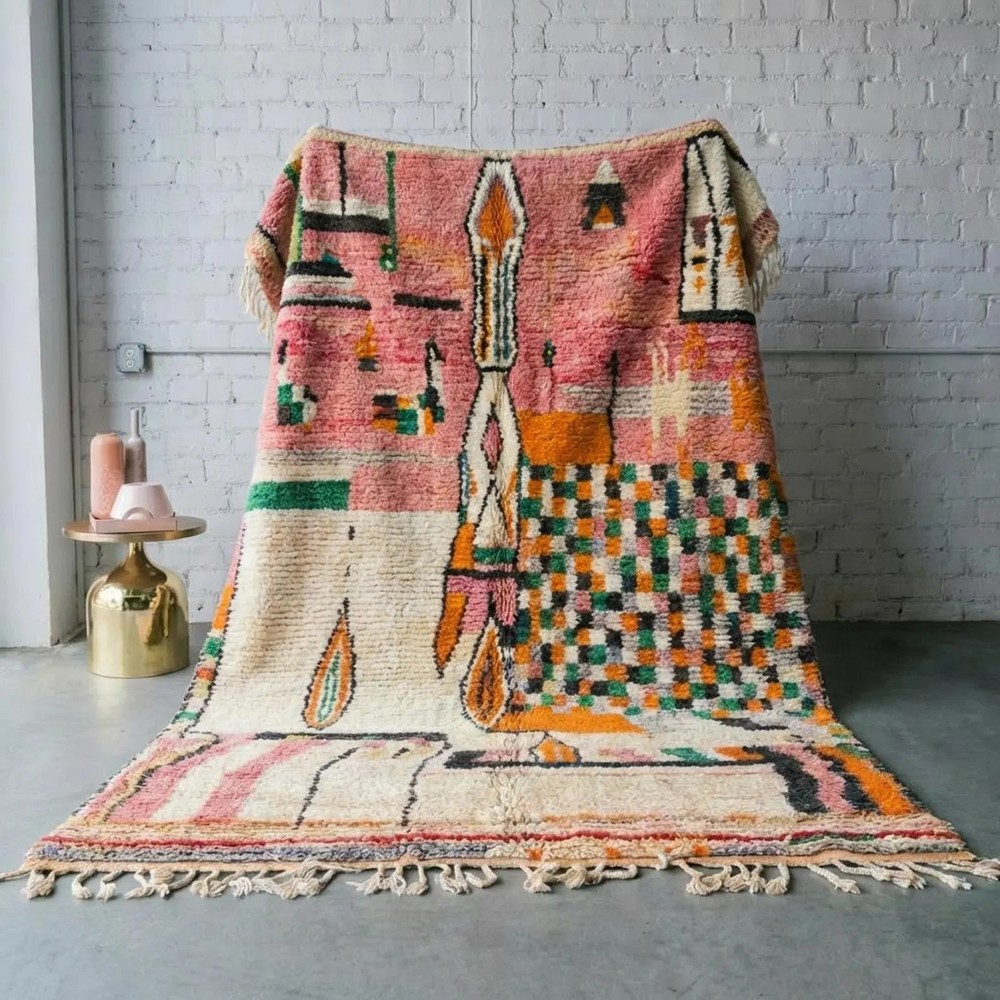Handmade wool carpet for living room bedroom etc
