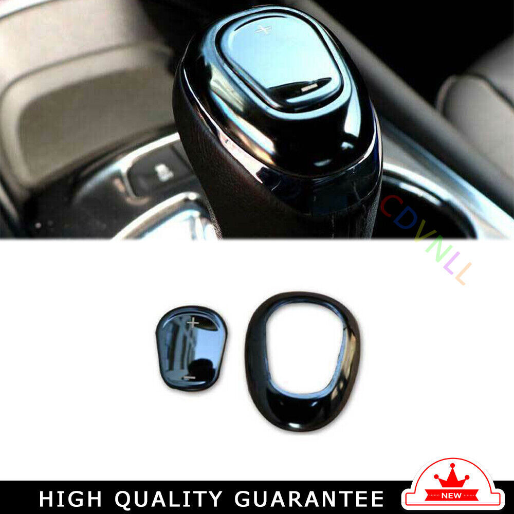 Gear Shift Knob Head Cover Trim Fit For Chevrolet Cruze 2016-2019 Black Titanium