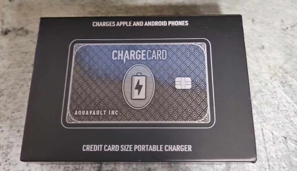 AquaVault Ultra Thin  Charger Portable Power Bank- 5000mah AV11 Black-j12