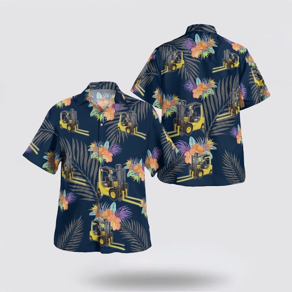 Awesome Forklift Operator Hawaiian Shirt Forklift 3D Hawaiian Shirtg0a89