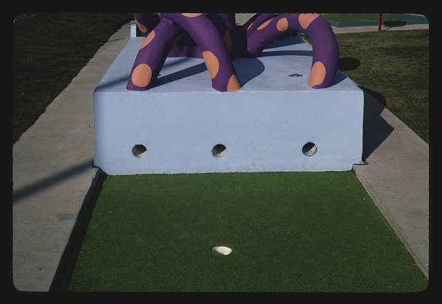 Photo:Chattanooga Tennessee 1986 Sir Goony Golf Octopus Mini Golf Hole