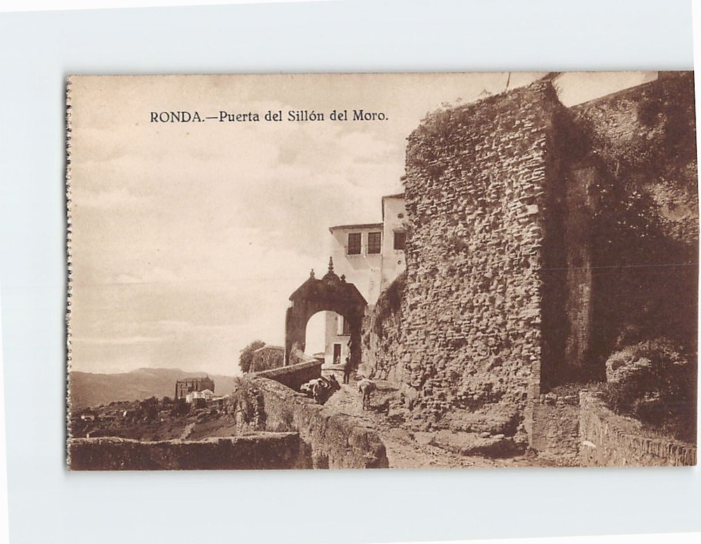 Postcard Sillón del Moro Ronda Spain