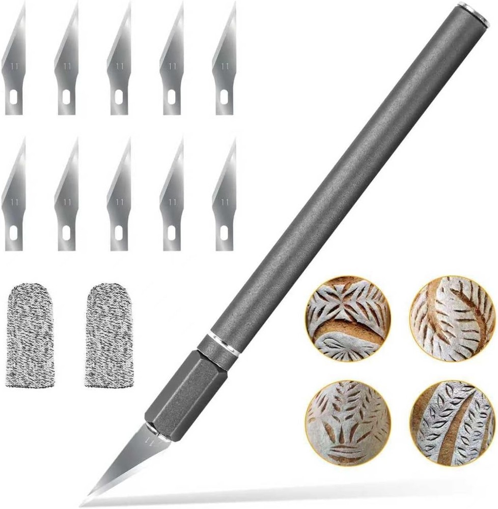 Upgraded Bread Lame with 10 Blades - Professional sourdough Scoring Tool for bre