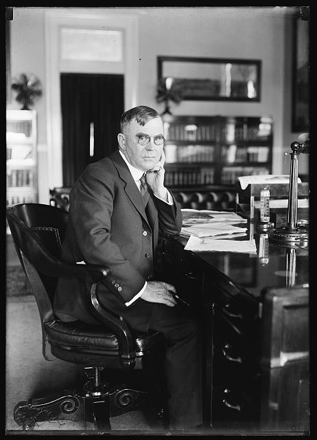 Photo:C. Wallace Henry 1910s Portrait at Desk Office