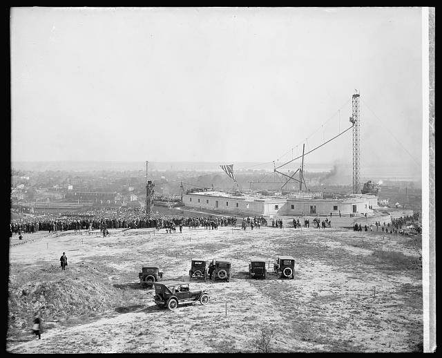 Photo:Dedication, 1923, Alexandria, Virginia, Geo. Wash. Memorial