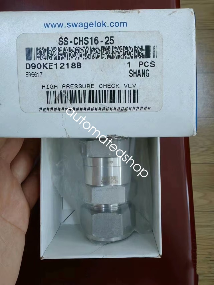 1PC NEW Swagelok SS-CHS16-25 One-way valve Shipping DHL or FedEX