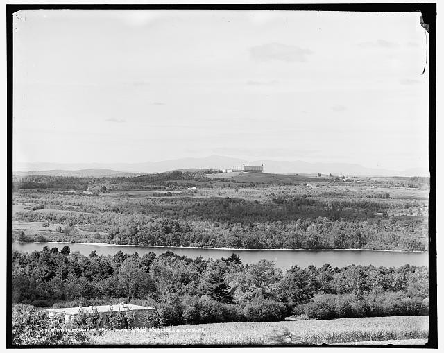 Photo:White Mountains from Poland Spring House,Poland Springs sic,Maine